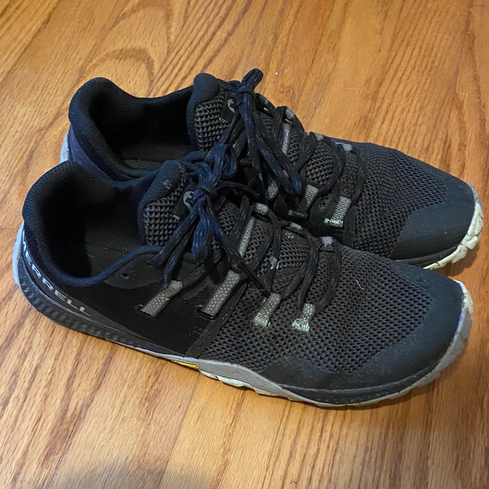 Merrell Black and Gray Athletic Shoes